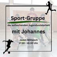 Sport-Gruppe mit Johannes